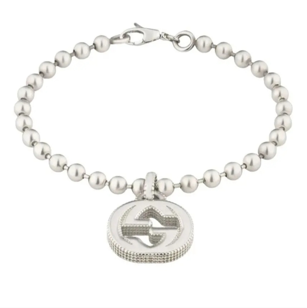 Gucci SilverBracelet Never Worn Sterling Silver/ Gorgeous Gift! - Picture 1 of 6